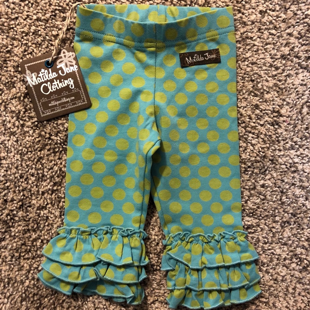 NWT 3M Matilda Jane Ruffle Pants